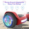 Hoverboard Self Balancing Scooter for Kids Hover Board with 6.5" Wheels Built-in Bluetooth Speaker Bright LED Lights