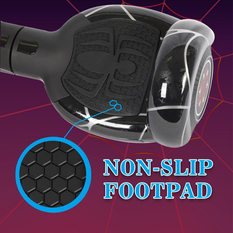 Spider Hoverboard Self Balancing Scooter 6.5" Two-Wheel Hoverboards with Bluetooth Speaker and LED Lights Electric Scooter for Kids and Adult