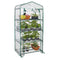 SUNORGREEN 4 Tier Mini Greenhouse With Sturdy Portable Shelves , COVER AND ROLL-UP ZIPPER DOOR