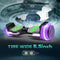 Full Fuselage Dazzling Lights Wheel Self Balancing  Hoverboard with Bluetooth Speaker for Kids & Adults, UL 2272 Certified