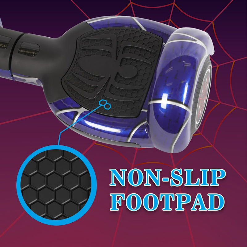 Spider Hoverboard Self Balancing Scooter 6.5" Two-Wheel Hoverboards with Bluetooth Speaker and LED Lights Electric Scooter for Kids and Adult
