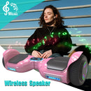 Hoverboard Self Balancing Scooter for Kids  Hover Board with 6.5" Wheels Built-in Bluetooth Speaker Bright LED Lights UL2272 Certified