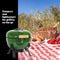 Ceramic BBQ Grill 8inch, Easy to carry, for Outdoor Cooking, Picnic, Patio, Backyard，green