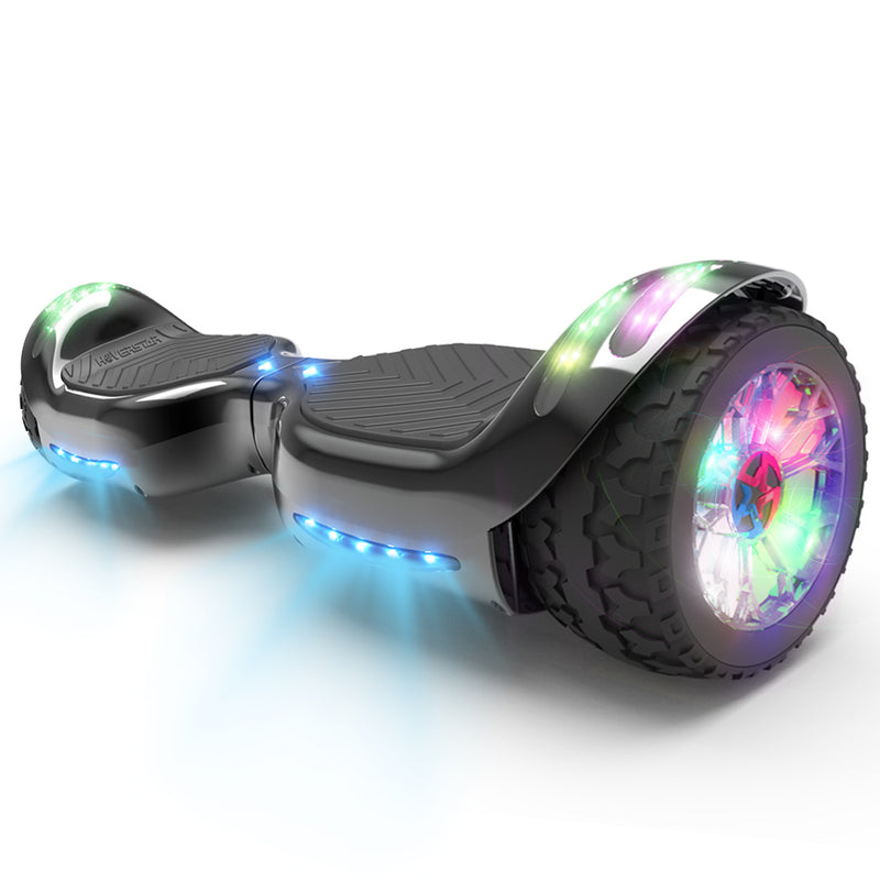 H-Rogue All-Terrain Bluetooth Hoverboard with Light-Up Wheels | Black