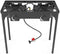 Kapas Outdoor & Indoor Portable Propane Stove, Single & Double Burners with Gas Premium Hose, Detachable Legs for Backyard Kitchen, Camping Grill, Hiking Cooking, Outdoor Recreation (DB02-Large,2 Burners)