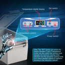KAPAS 52L(55 Quarts) DC 12/24V portable compressor refrigerator freezer car fridge for car, home, truck and camping