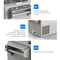 KAPAS 52L(55 Quarts) DC 12/24V portable compressor refrigerator freezer car fridge for car, home, truck and camping