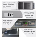 KAPAS 52L(55 Quarts) DC 12/24V portable compressor refrigerator freezer car fridge for car, home, truck and camping