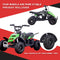 SKRT MONSTER INSECT 24V 100W ALL TERRIAN MINI ELECTRIC QUAD BIKE ATV FOR KIDS (6~12 YEARS OLD)Green