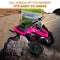 HOVERHEART Mars 24V 350W Electric Quad Battery-Powered MINI ATV - Pink