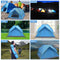 Waterproof Instant Pop Up Double-Deck Tow-Door Camping Tent , 2-3 Person Easy Quick Setup Dome Family Tents for Camping, Can be Used as Pop up Sun Shade