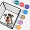 Dog Fence & Pet Playpen, Heavy Duty Foldable Metal Dog Pen 28" Height with Door for Outdoor Exercise, Indoor Kennels