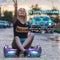 Bluetooth Hoverboard with Pearl Skin, 6.5" Self Balancing Scooter with Wireless Speaker for Music, with LED Light up Pedal and Wheels for Fun
