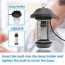 Electric Bug Zappers, 40W Outdoor Pest Control Lantern for Mosquitoes, Flies, Gnats, Pests & Other Insects