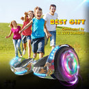 HOVERSTAR Hoverboard All New Version-HS2.0, Chrome Color & Coating Skins Two Wheels Self-Balancing Scooter with Wireless Speaker Playing Music & Led Wheels Flashing Lights