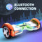 HOVERSTAR Bluetooth Hoverboard, 8 Inch Real Self Balancing Scooter, LED Light-Up Foot Pads Glow, 500W Motor, 20 Cells Battery Long Distance, Max Weight 220 lb, Max Speed 7Mph