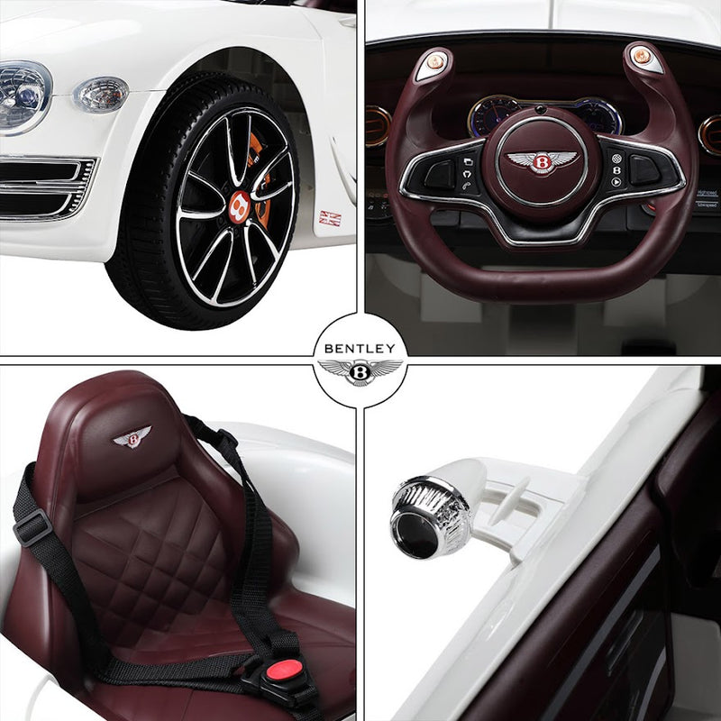 Bentley EXP12 Battery Powered Ride On Car for Kids, Remote Control Toy Vehicle with Music Player, LED Light