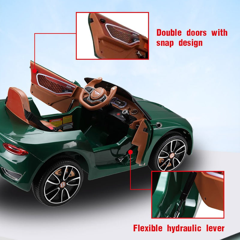 Bentley EXP12 Battery Powered Ride On Car for Kids, Remote Control Toy Vehicle with Music Player, LED Light