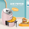 Air Fryer Oven Cooker with Knob Control, 2 Capacity ,  Recipe Guide