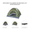 4 Person Camouflage Portable Dome Tents for Camping with Carry Bag for Hiking Picnic Fishing Travel Outdoor Sports