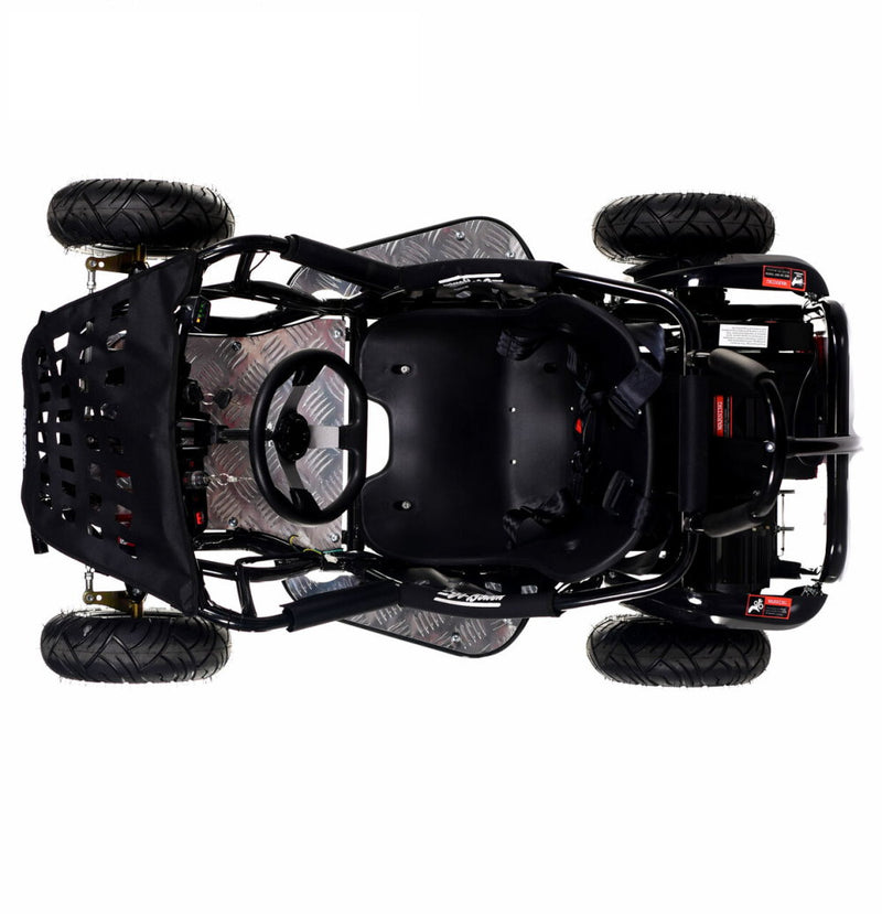 GO-BOWEN BAJAX 1000W 48V ELECTRIC GO-KART (Black)