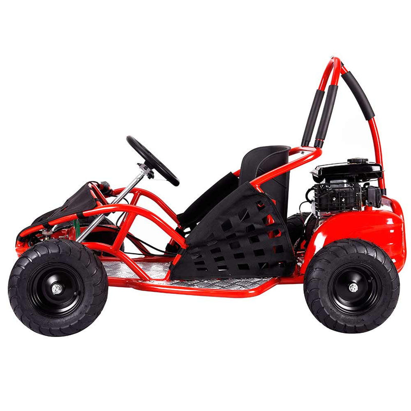 BAJAX 79cc 2.5HP 4-Stroke (EPA Approved) Off Road Go Kart (Red)