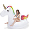 INFLATABLE 110" GIANT OUTDOOR UNICORN SWIMMING POOL FLOAT LOUNGE