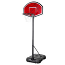 FITPHER Portable Basketball Hoop, Adjustable Height Basketball Stand (5.5ft -7.5ft) with PVC Backboard, Wheel and Ball Net for Kids, Youth, Adult Game (5.5ft -7.5ft Height)