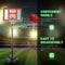 FITPHER Portable Basketball Hoop, Adjustable Height Basketball Stand (7.5ft - 10ft) with PVC Backboard, Wheel and Ball Net for Kids, Youth, Adult Game (7.5ft - 10ft Height)