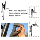 FITPHER Portable Basketball Hoop, Adjustable Height Basketball Stand (7.5ft - 10ft) with PVC Backboard, Wheel and Ball Net for Kids, Youth, Adult Game (7.5ft - 10ft Height)