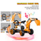 Hoverheart Ride On Electric Motor Excavator With Power Digger & Music Sounds (Yellow)