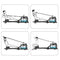 FITPHER Water Resistance Rowing Machine Resistance Metal Dual-Track Healthy Indoor Gym Equipment For Fitness (Irony)