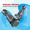 6.5'' Hoverboard with Front/Back LED & Bluetooth Speaker, Self-Balance Flash Wheel, UL Chrome Black