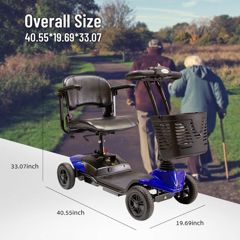 Mobility Scooter - Electric Powered Mobile Wheelchair Device (Blue) Brand: SKRT