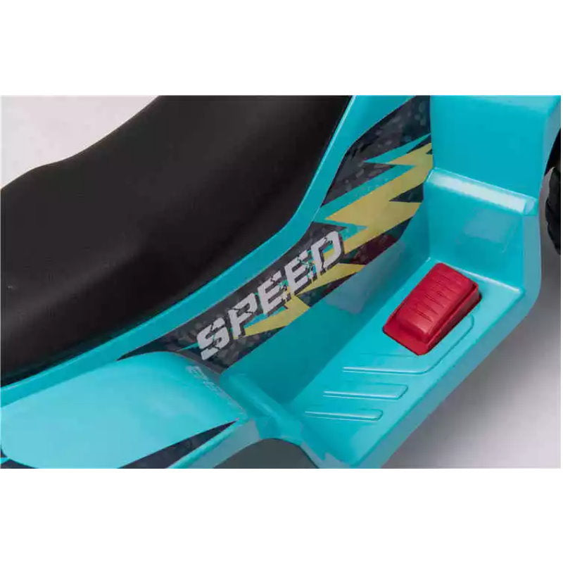 HOVERHEART 6V Kids Electric Ride On Mini ATV Quad Bike 4 Wheeler Toy Car (Blue)