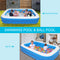 4 Person Inflatable Swimming/Ball Pool 102"x72"x22" 0.3mm PVC Thickness