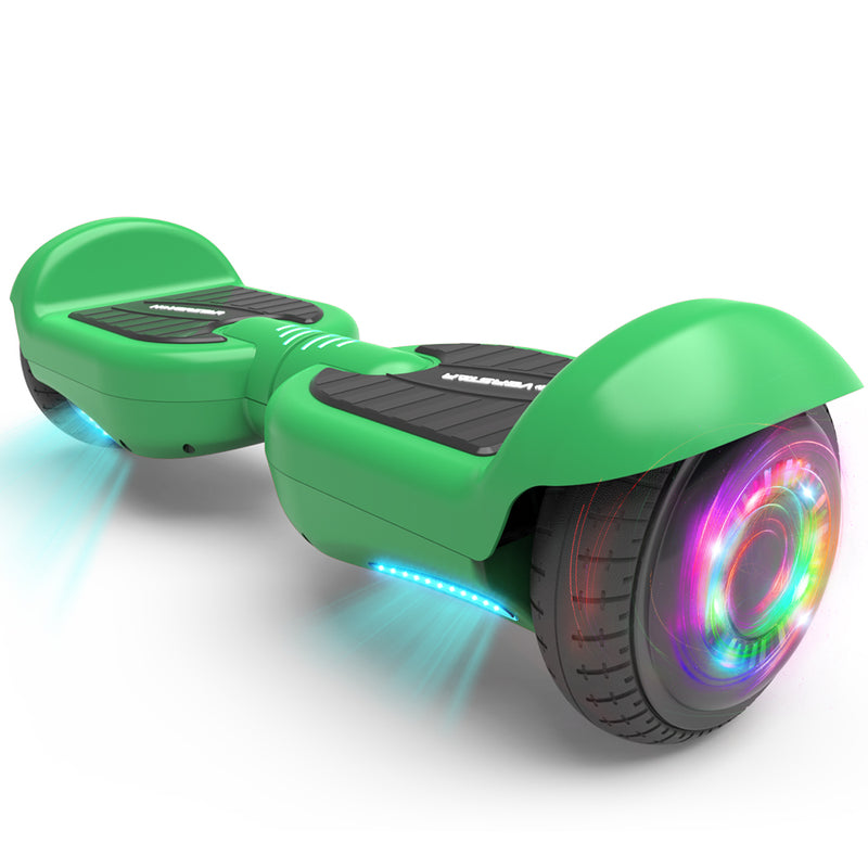 6.5" LED Flash Wheel Hoverboard with Bluetooth Speaker | Green