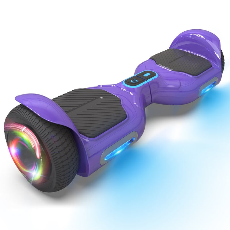 Hoverboard Self Balancing Scooter for Kids  Hover Board with 6.5" Wheels Built-in Bluetooth Speaker Bright LED Lights UL2272 Certified