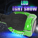 Spider Hoverboard Self Balancing Scooter 6.5" Two-Wheel Hoverboards with Bluetooth Speaker and LED Lights Electric Scooter for Kids and Adult