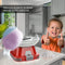 KAPAS Cotton Candy Maker,Red Candyfloos Machine with Sucker for Kid's Party, Holidays.