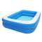 4 Person Inflatable Swimming/Ball Pool 102"x72"x22" 0.3mm PVC Thickness