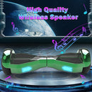 Triangle Hoverboard with Bluetooth Speaker, 6.5 inch LED Wheels, Dual 200W Motor up to 6.2 MPH, UL2272 Certified Self Balancing Scooters for Kids Adults