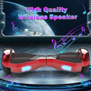 Triangle Hoverboard with Bluetooth Speaker, 6.5 inch LED Wheels, Dual 200W Motor up to 6.2 MPH, UL2272 Certified Self Balancing Scooters for Kids Adults